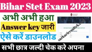 bihar stet answer 